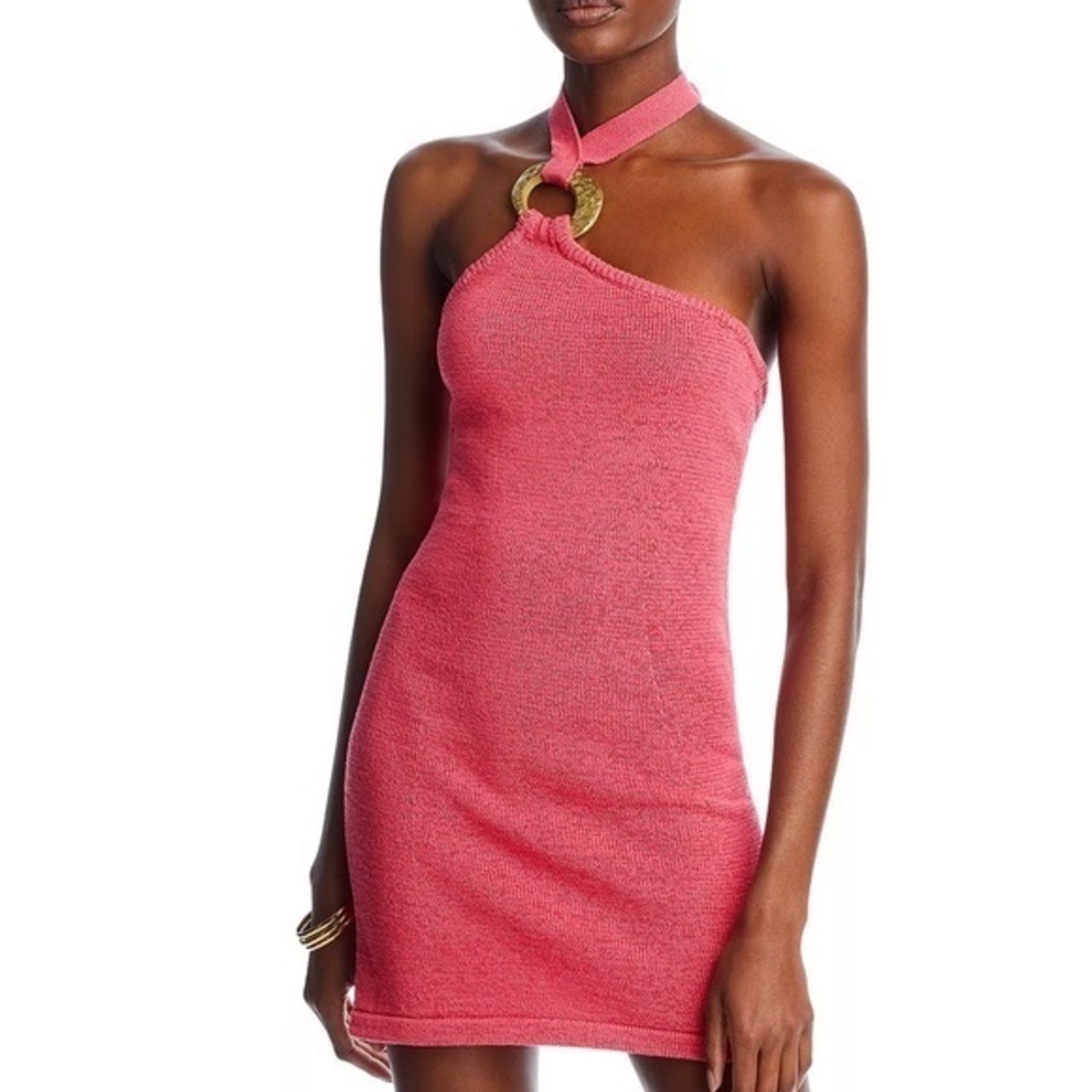 Cult Gaia Kendall Knit Halter Dress